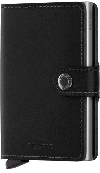 Secrid Miniwallet Original Black Leather
