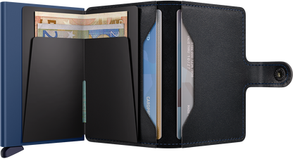 Secrid Miniwallet Original Black-Navy Leather
