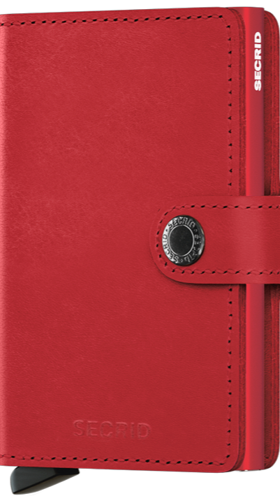 Secrid Miniwallet Original Red Leather
