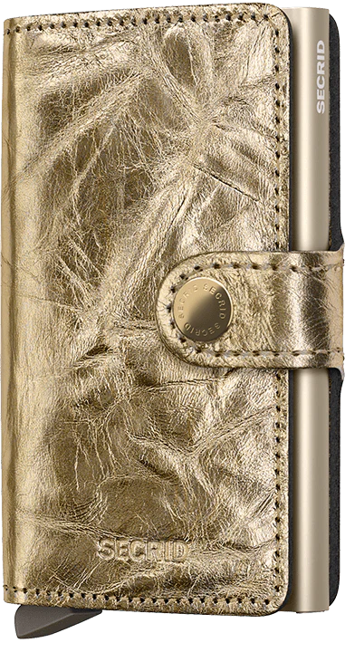 Secrid Miniwallet Crunch Gold Leather