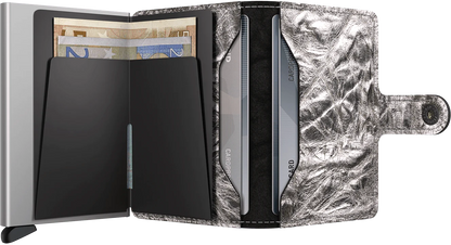 Secrid Miniwallet Crunch Silver Leather