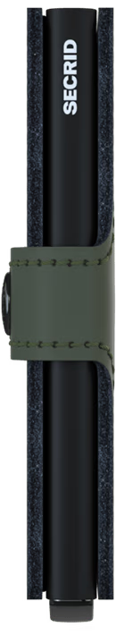 Secrid Miniwallet Matte Green - Black