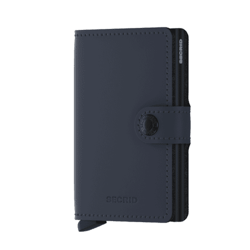 Secrid Miniwallet Matte Nightblue Leather