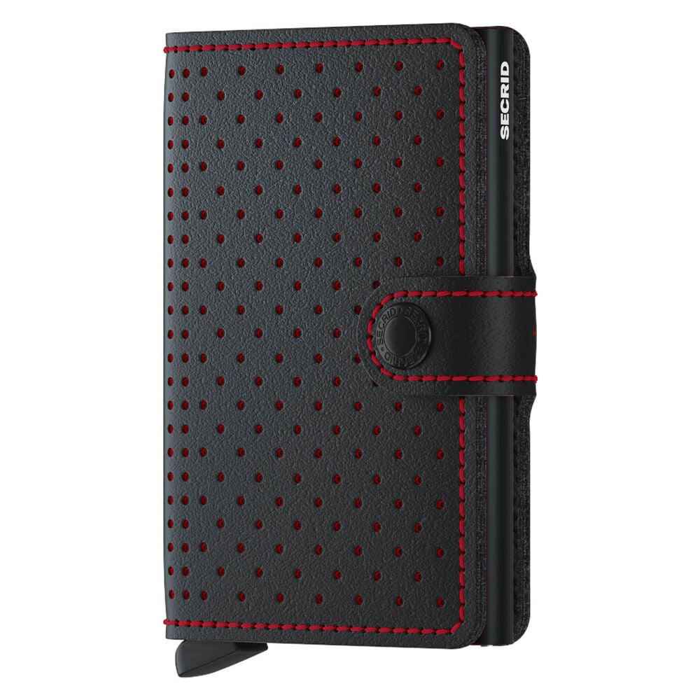 Secrid Miniwallet Perforated Black-Red