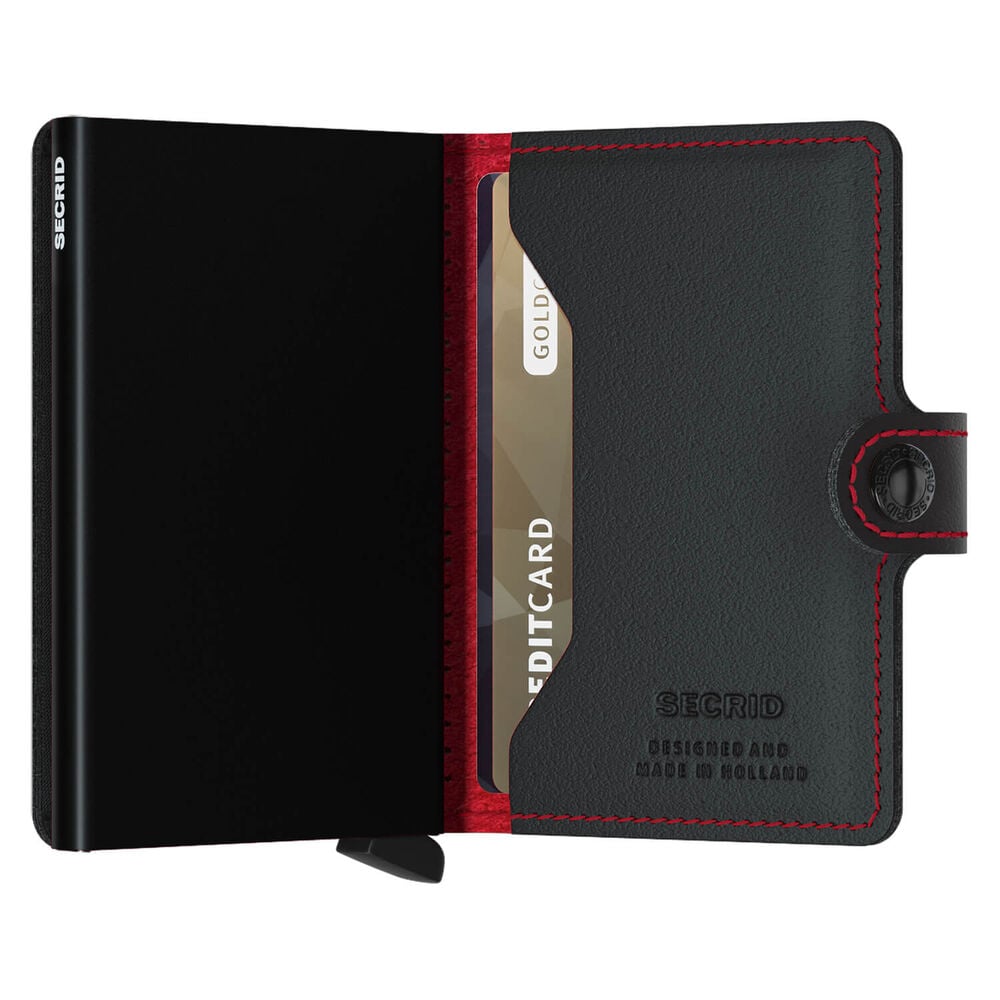 Secrid Miniwallet Perforated Black-Red