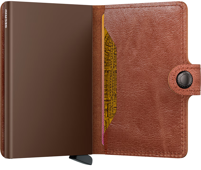 Secrid Miniwallet Vintage Cognac Brown