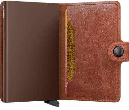 Secrid Miniwallet Vintage Cognac Brown