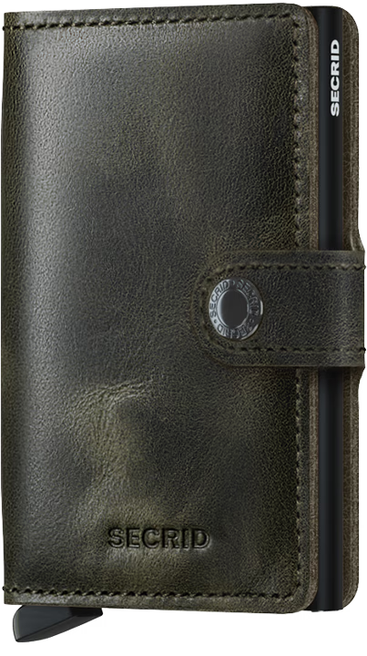 Secrid Miniwallet Vintage Olive Black