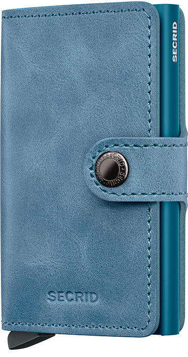 Secrid Miniwallet Vintage Teal Leather