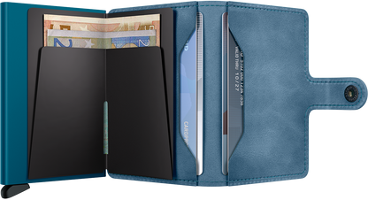 Secrid Miniwallet Vintage Teal Leather