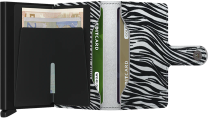 Secrid Miniwallet Zebra Light Grey