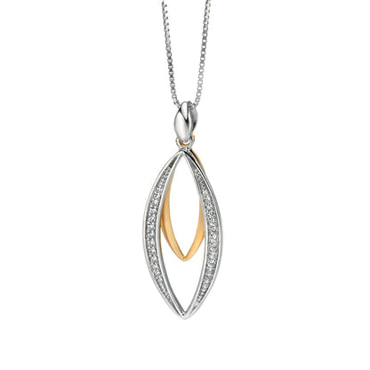 Fiorelli Open Marquise Pendant P3953C