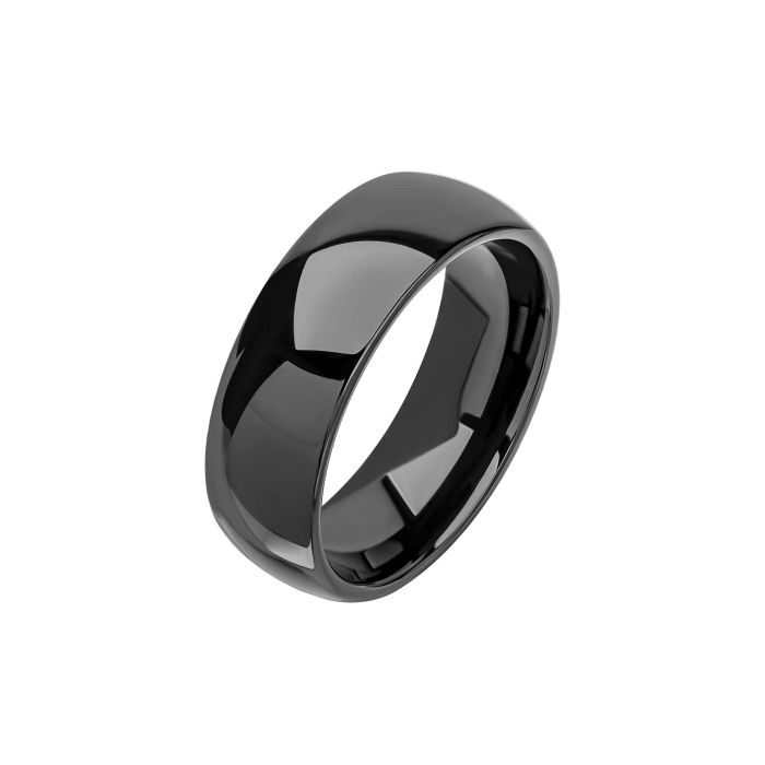 Fred Bennett Black Plated Tungsten Ring R3861