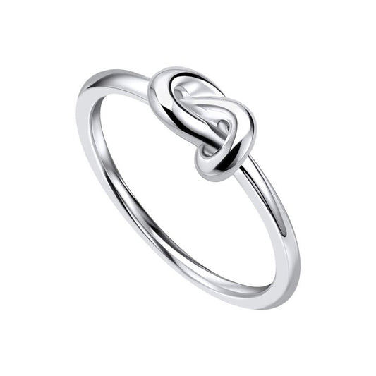 Silver Love Knot Ring R3877