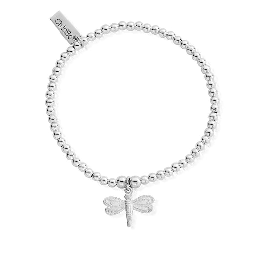 ChloBo Sterling Silver Cute Charm Dragonfly Bracelet