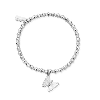 ChloBo Sterling Silver Didi Sparkle Butterfly Bracelet