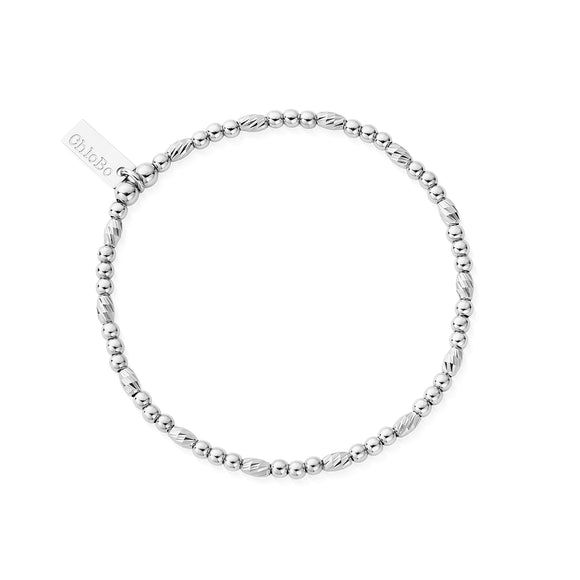 ChloBo Sterling Silver  Dainty Sparkle Bracelet