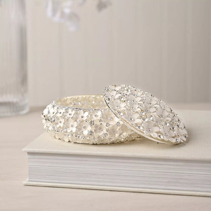 Sophia Classic Daisy Open Work Trinket Box SP3579