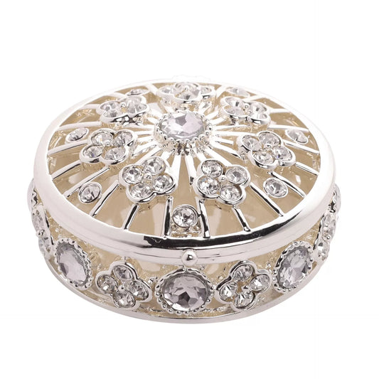 Sophia Classic Crystal Open Work Trinket Box SP3584