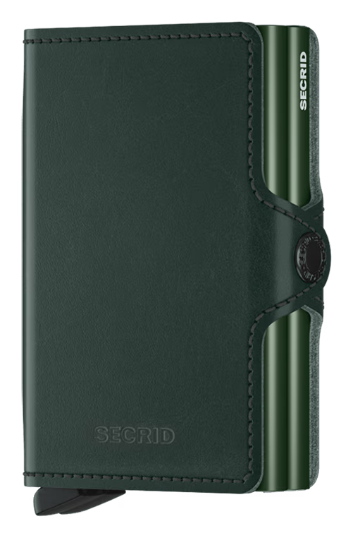Secrid Twinwallet Original Green Leather