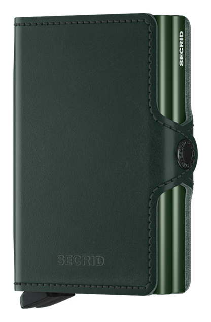 Secrid Twinwallet Original Green Leather