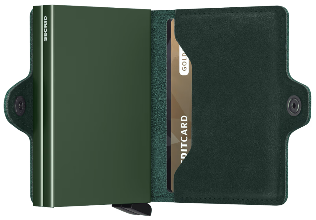 Secrid Twinwallet Original Green Leather