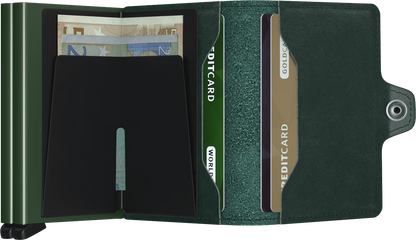 Secrid Twinwallet Original Green Leather