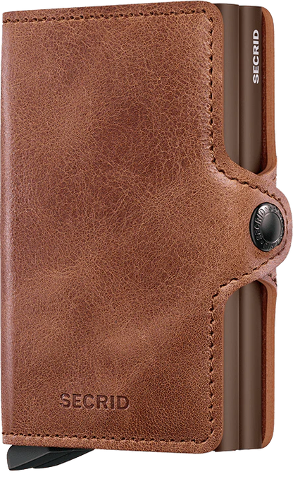 Secrid Twinwallet Vintage Cognac Brown Leather