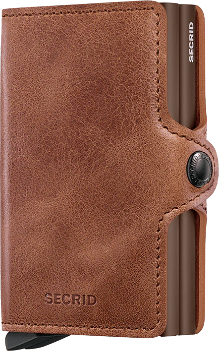 Secrid Twinwallet Vintage Cognac Brown Leather