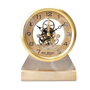 Wm Widdop Brass Skeleton Clock Quartz W2917