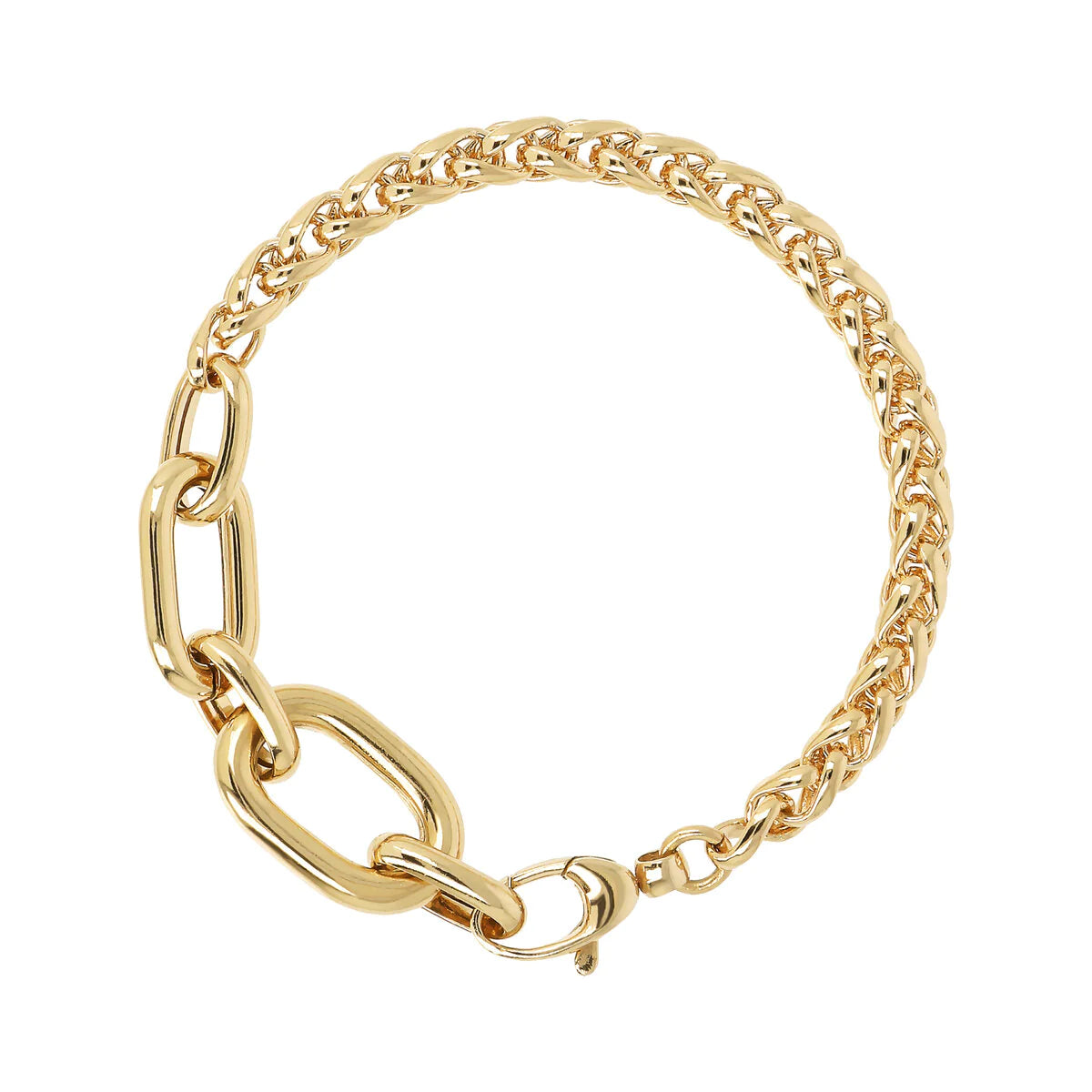 Bronzeallure Golden Mix Chain Bracelet WSBZ02174Y.YG
