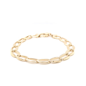 9ct Gold Large Oval Link Bracelet
