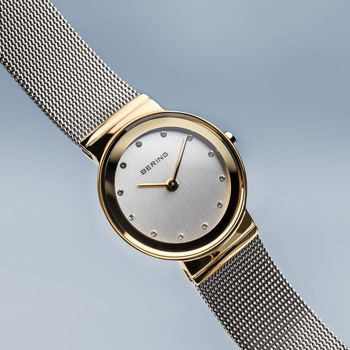 Bering Classic | polished gold | Mesh Bracelet Watch 10126-001