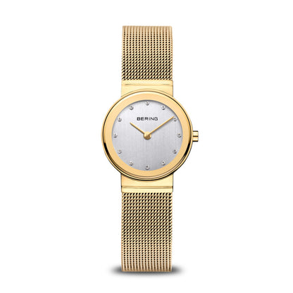 Bering Classic Gold Mesh Bracelet Watch 10126-334