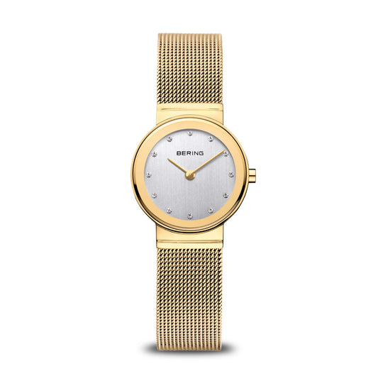 Bering Classic Gold Mesh Bracelet Watch 10126-334