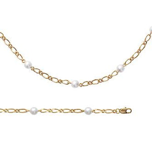 Amèlie 18ct Gold-Plated Pearl Bracelet