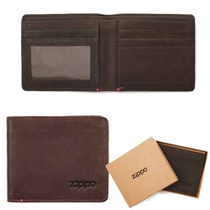 Zippo Bi-fold Wallet Brown 2005117