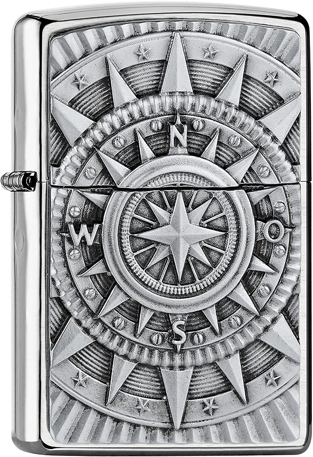 Zippo Compass Chrome Windproof Lighter 2005350