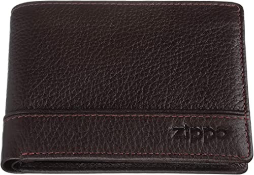 Zippo Tri-Fold Wallet Brown 2006053
