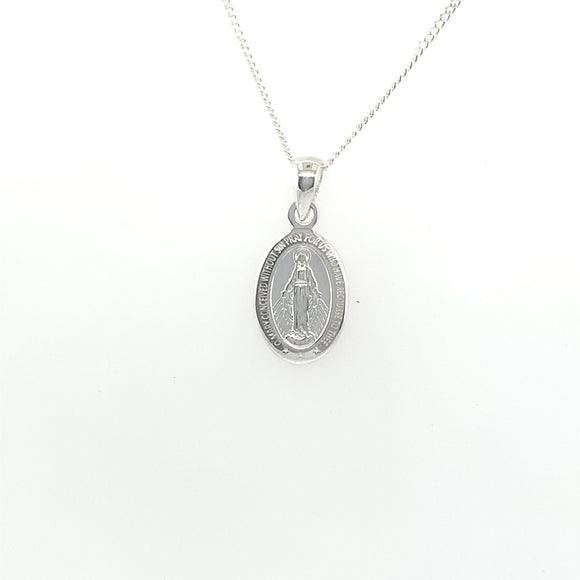 Sterling Silver 13mm Miraculous Medal