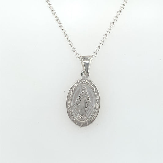 Sterling Silver 16mm Miraculous Medal 2026