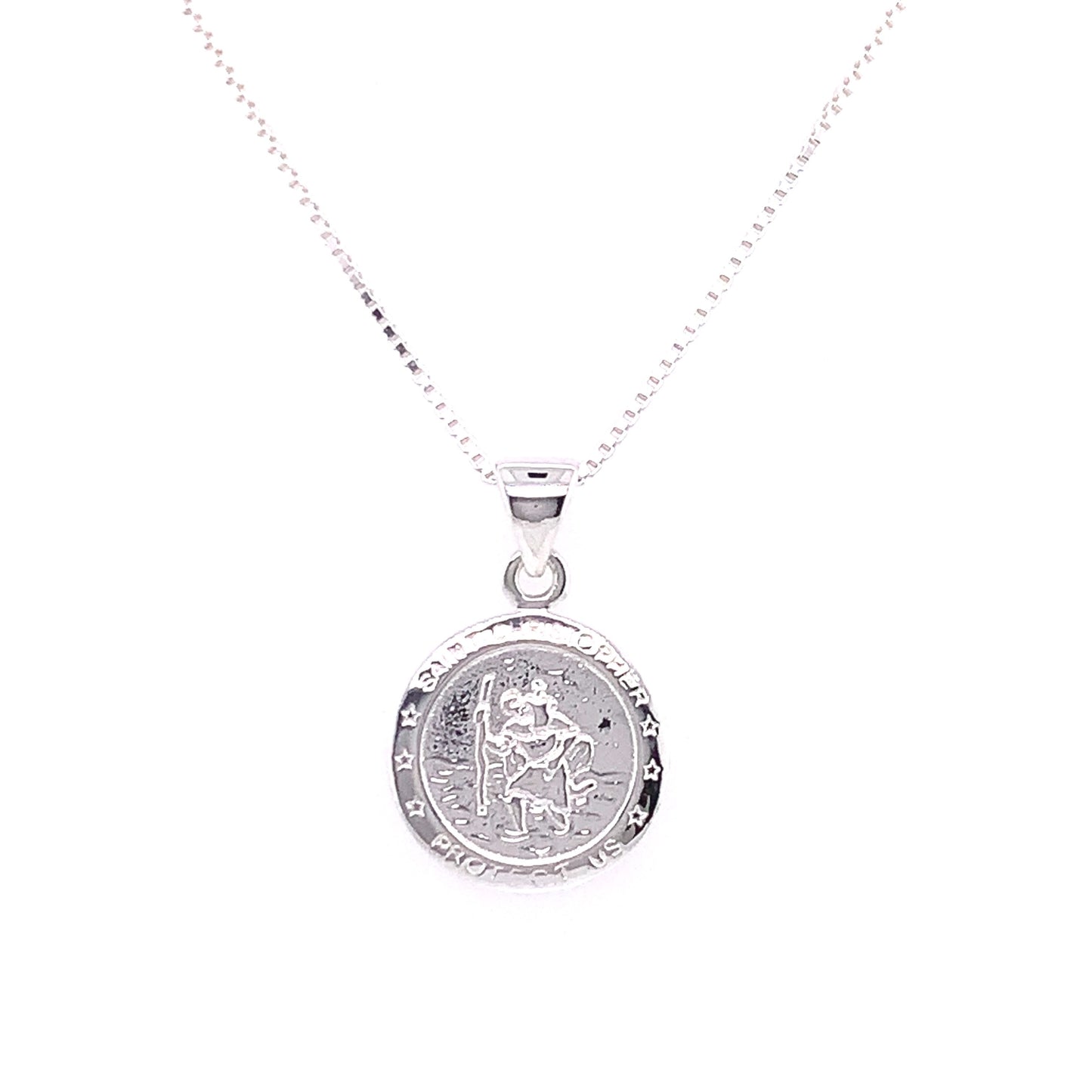 Sterling Silver 14mm St. Christopher Medal 2031