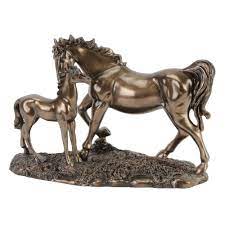 Bronze Horse and Foal
