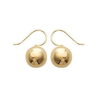 Amèlie 18ct Gold-Plated  Ball Hook Earrings