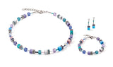 COEUR DE LION GeoCUBE® Iconic bracelet turquoise-purple