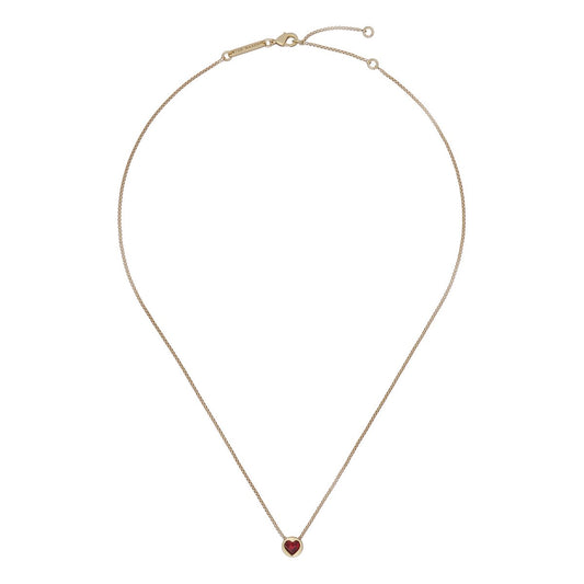 TED BAKER HARPARH: Heart Rock Gold Tone Pendant