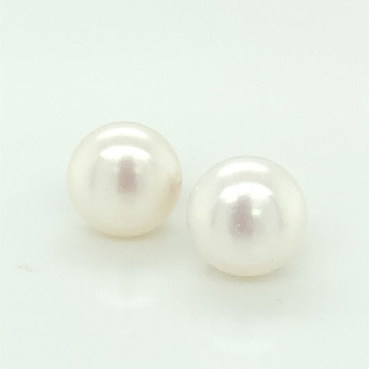 Sterling Silver 9mm Freshwater Pearl Stud Earrings SE359/9