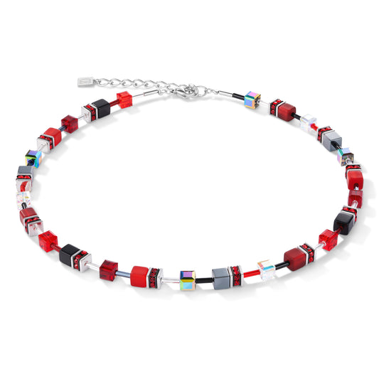 COEUR DE LION GeoCUBE® Necklace red-hematite