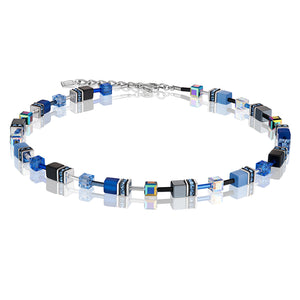 COEUR DE LION GeoCUBE® Necklace cobalt blue 4014100712