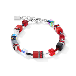 COEUR DE LION GeoCUBE® Bracelet red-hematite 4014300312